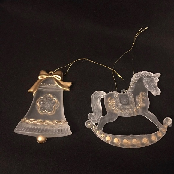 Vintage Frosted Fantasy Ornaments W/ Box - Picture 3 of 4